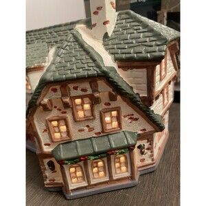 Dickens Keepsakes Roadhouse inn Porcelain Lighted House Light Kit